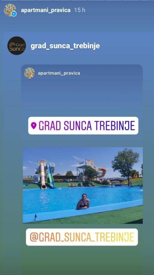 Apartments Pravica 特雷比涅 外观 照片